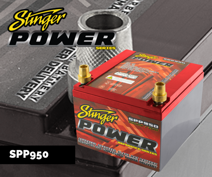NEW STINGER POWER SPP950 950 AMP HIGH PERFORMANCE DRY CELL BATTERY AUDIO 1850W 